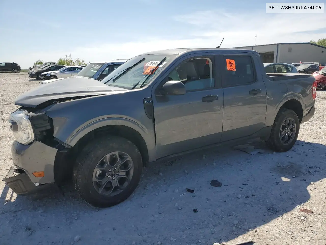 2024 Ford Maverick Xlt VIN: 3FTTW8H39RRA74006 Lot: 56146045