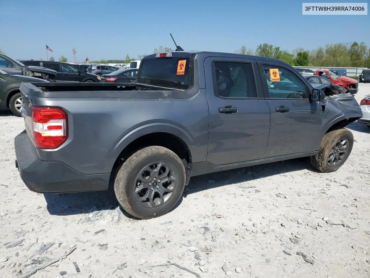 2024 Ford Maverick Xlt VIN: 3FTTW8H39RRA74006 Lot: 56146045