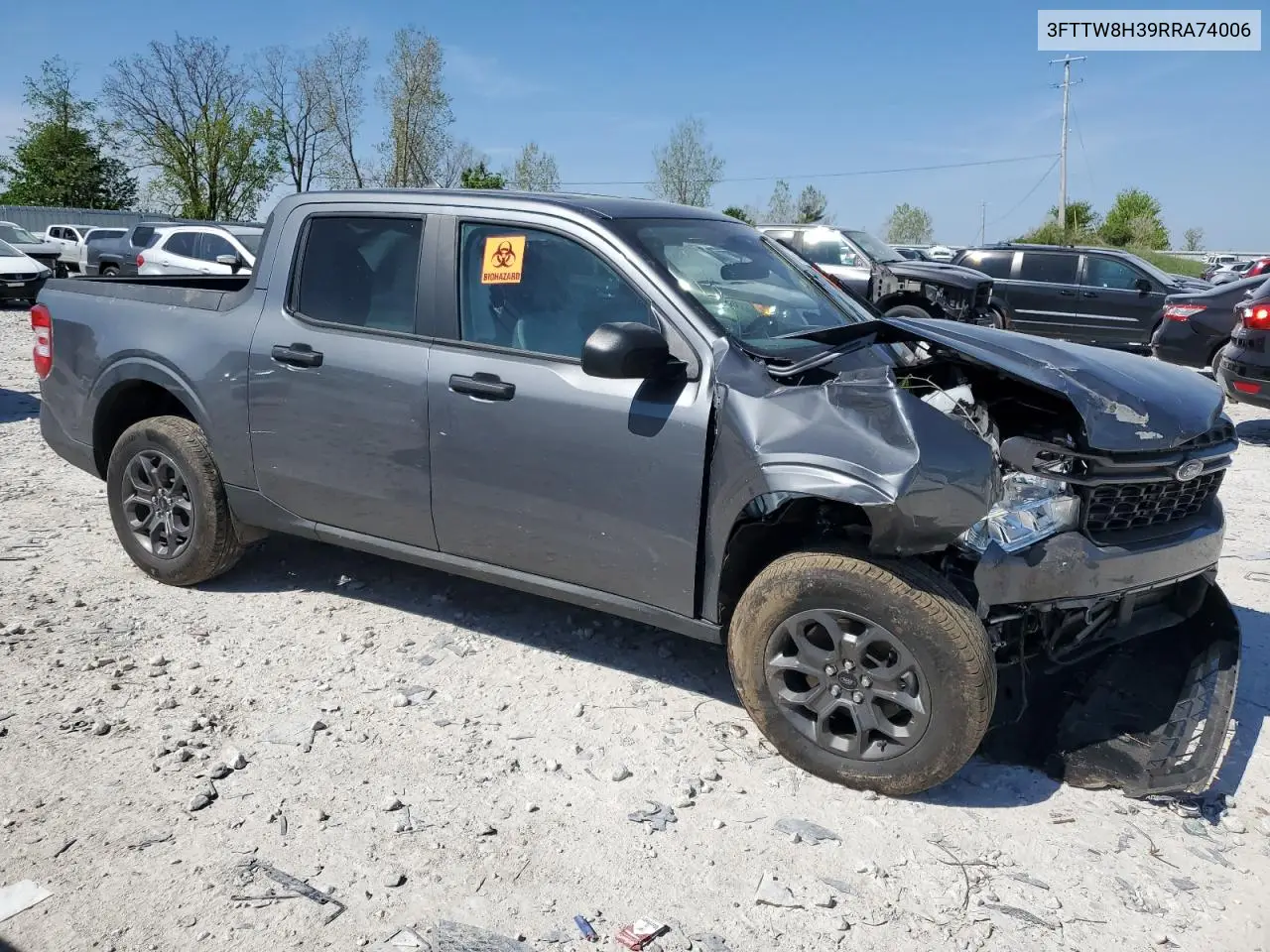 2024 Ford Maverick Xlt VIN: 3FTTW8H39RRA74006 Lot: 56146045