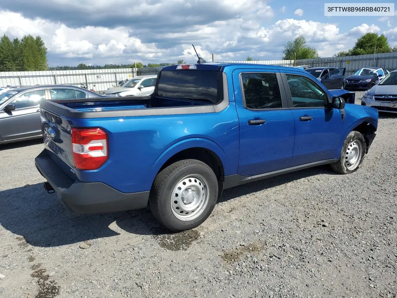 2024 Ford Maverick Xl VIN: 3FTTW8B96RRB40721 Lot: 56797205