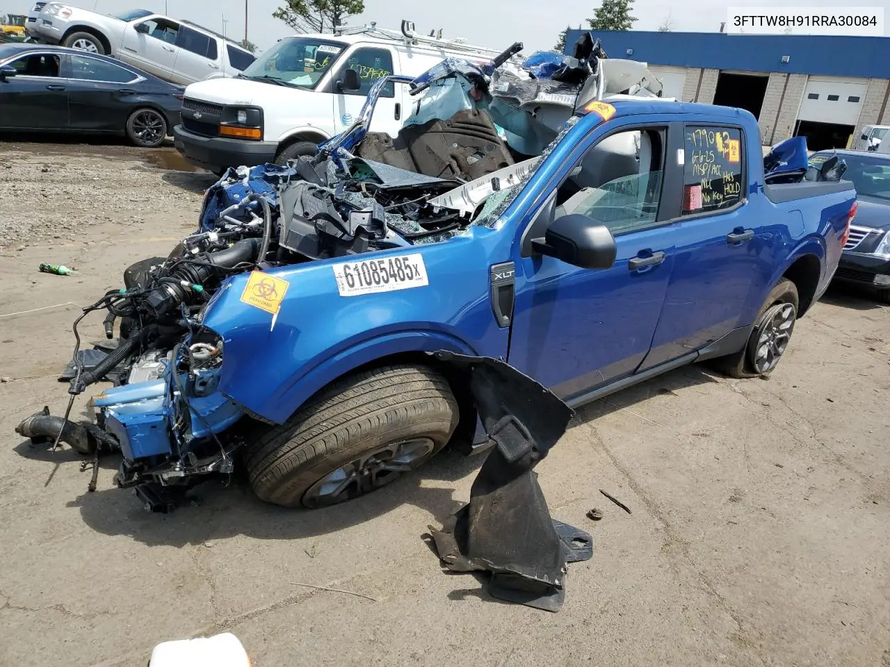 2024 Ford Maverick Xlt VIN: 3FTTW8H91RRA30084 Lot: 61085485