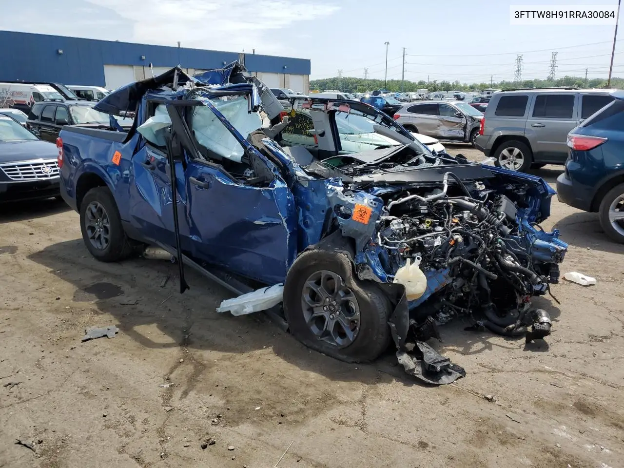 2024 Ford Maverick Xlt VIN: 3FTTW8H91RRA30084 Lot: 61085485