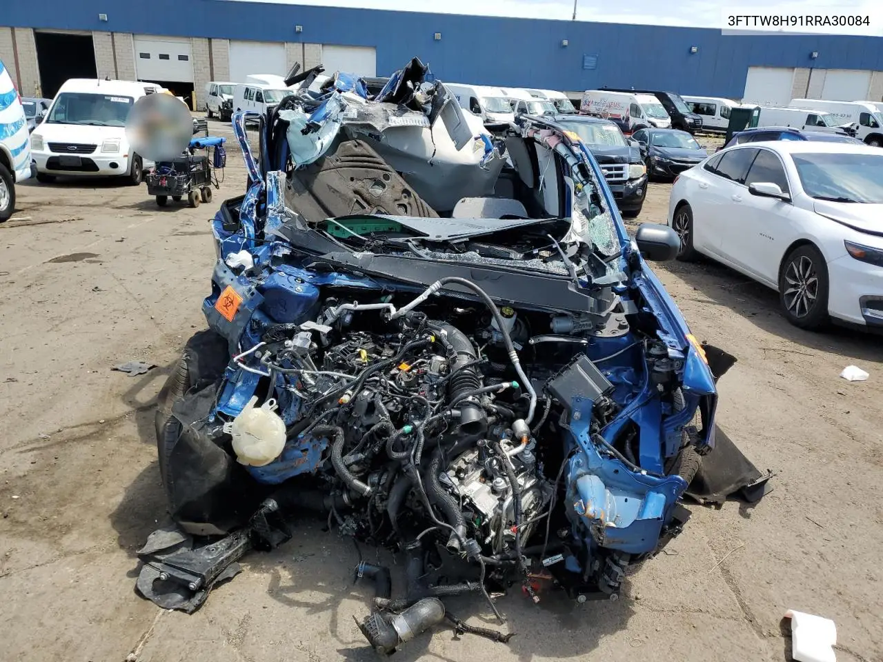2024 Ford Maverick Xlt VIN: 3FTTW8H91RRA30084 Lot: 61085485