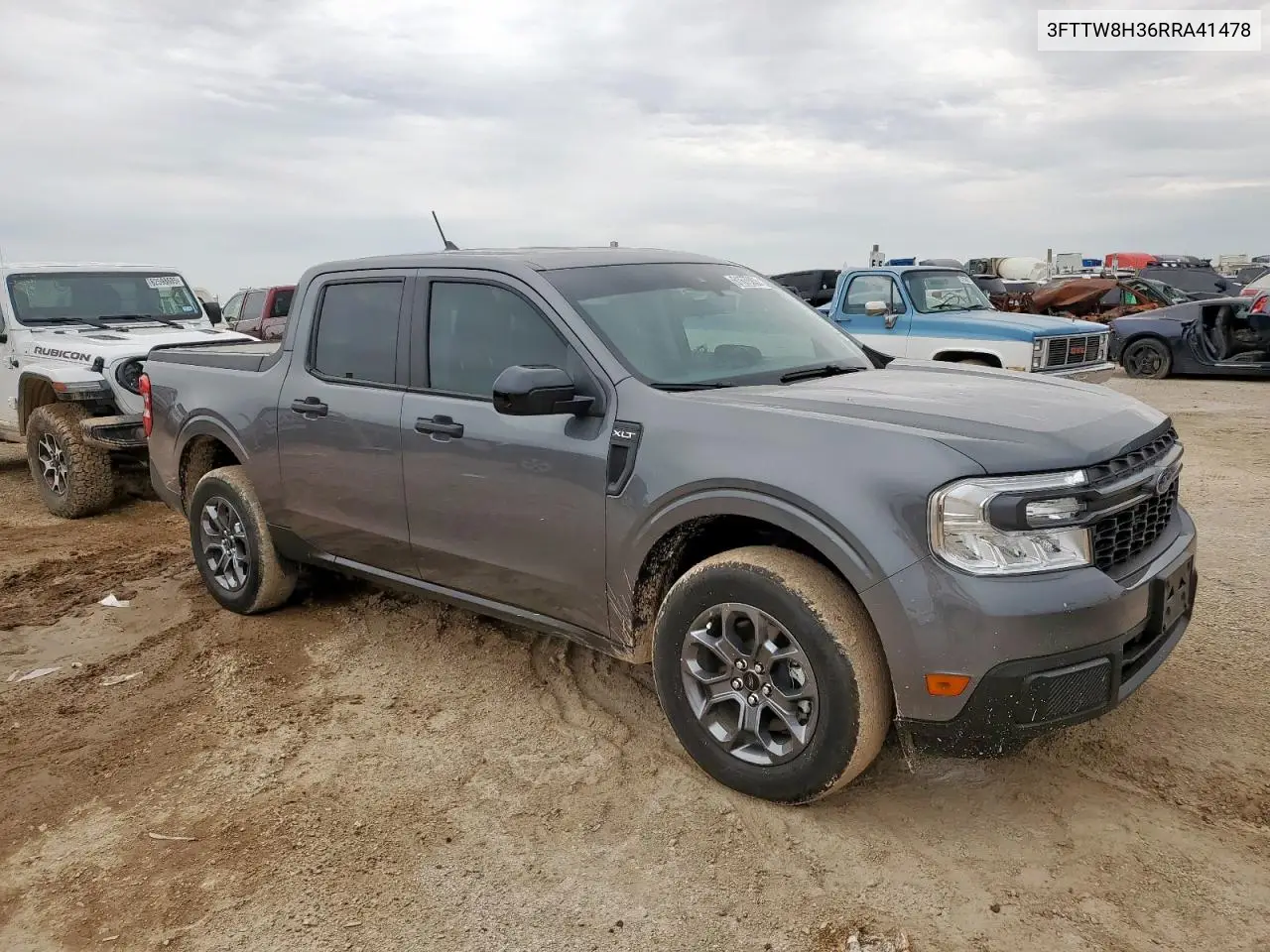 2024 Ford Maverick Xlt VIN: 3FTTW8H36RRA41478 Lot: 61676805