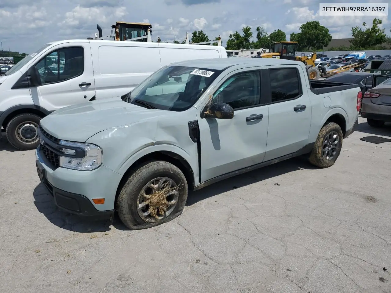 2024 Ford Maverick Xlt VIN: 3FTTW8H97RRA16397 Lot: 62136895