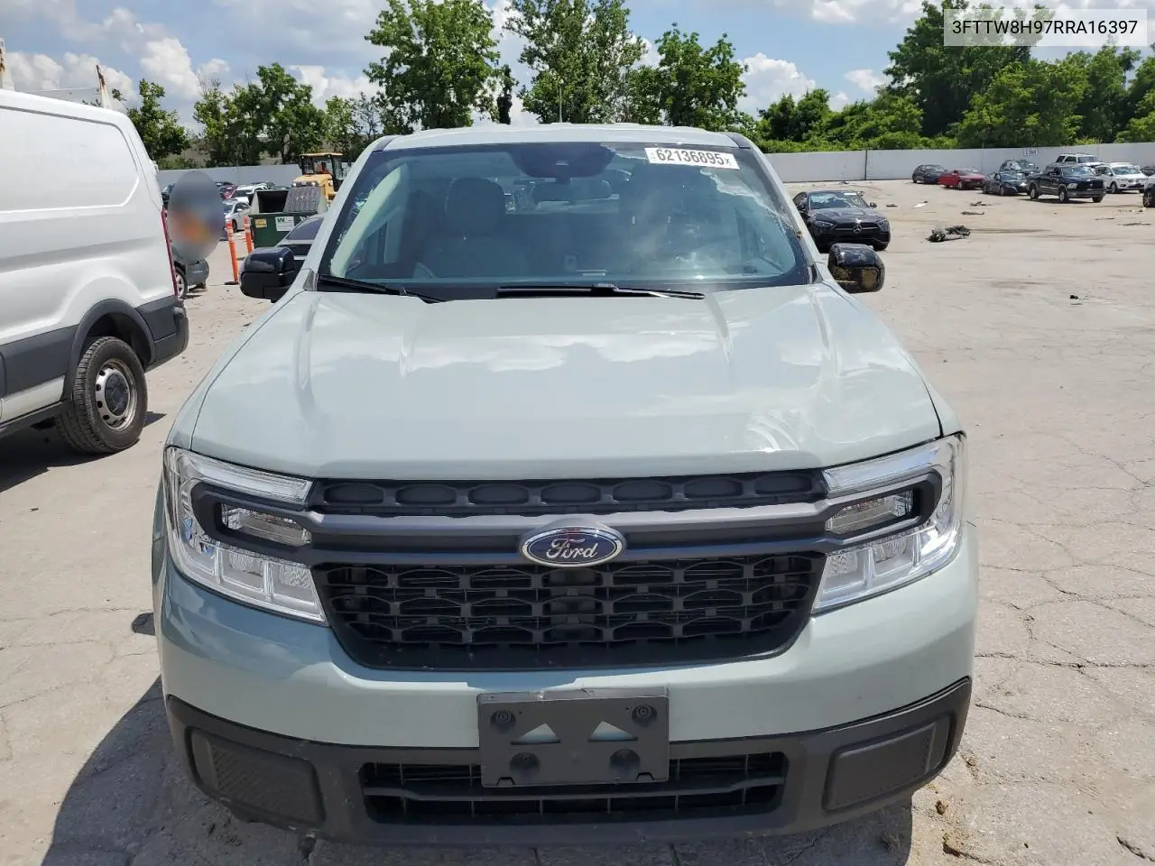 2024 Ford Maverick Xlt VIN: 3FTTW8H97RRA16397 Lot: 62136895