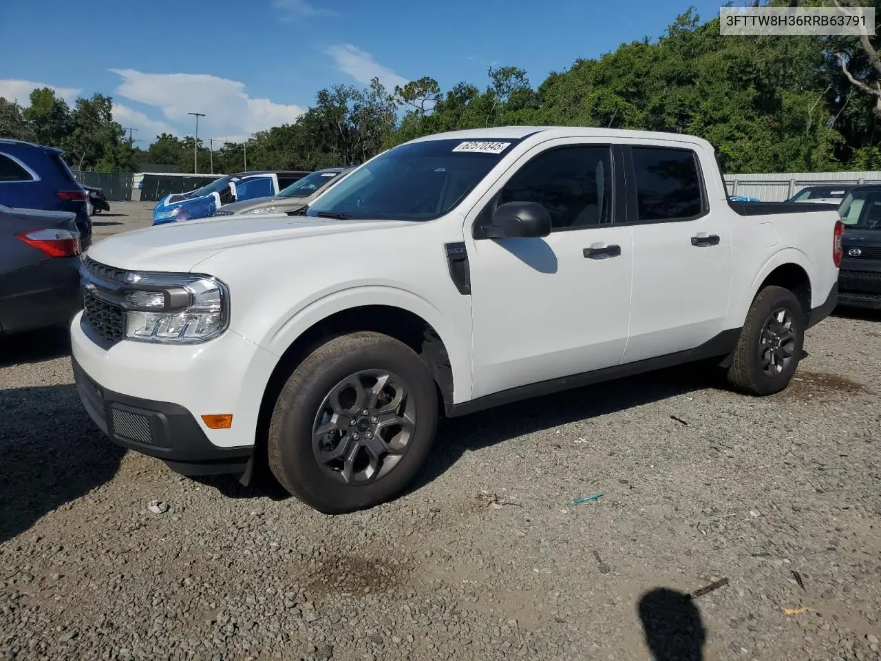 2024 Ford Maverick Xlt VIN: 3FTTW8H36RRB63791 Lot: 62570345