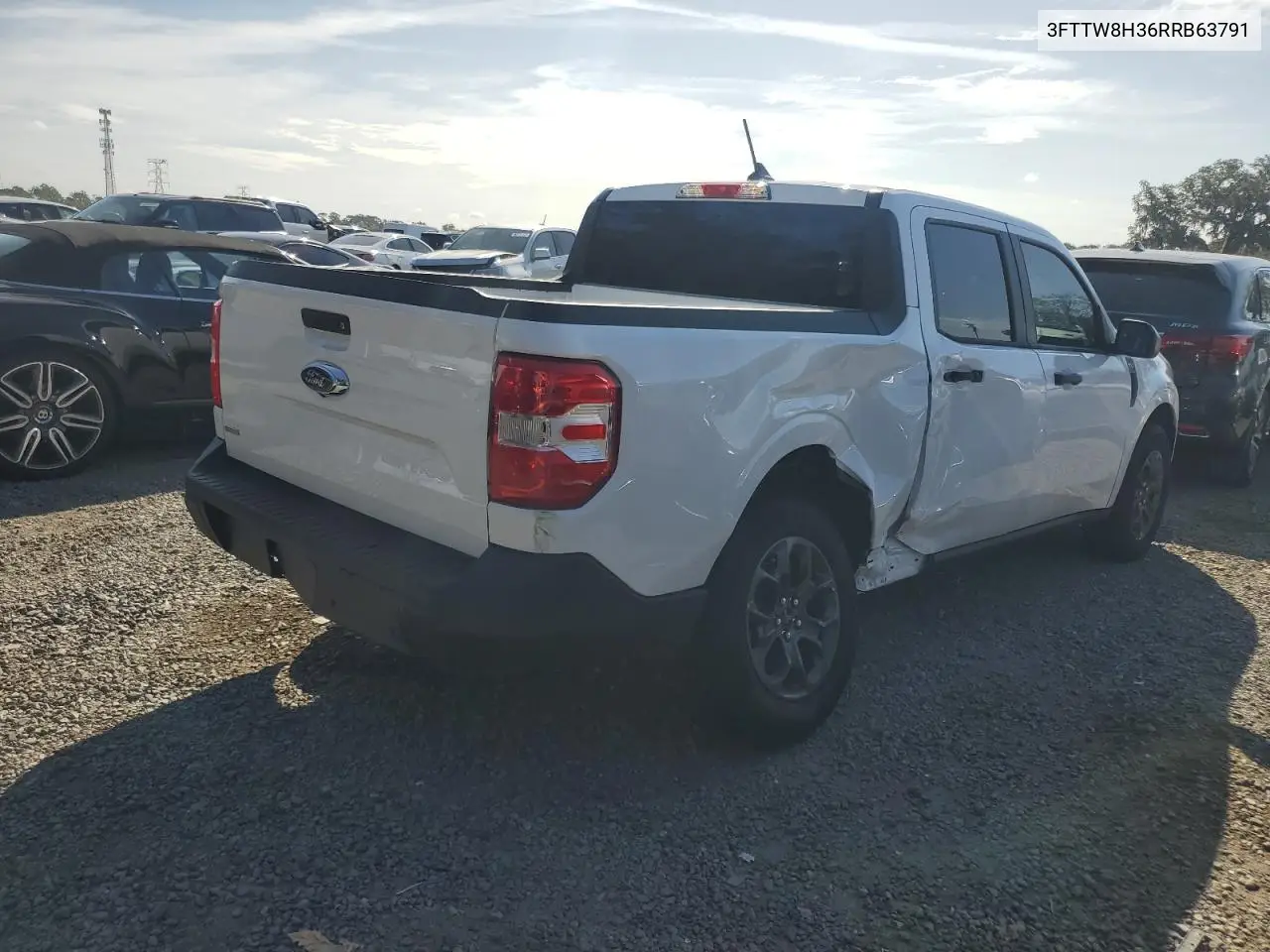 2024 Ford Maverick Xlt VIN: 3FTTW8H36RRB63791 Lot: 62570345