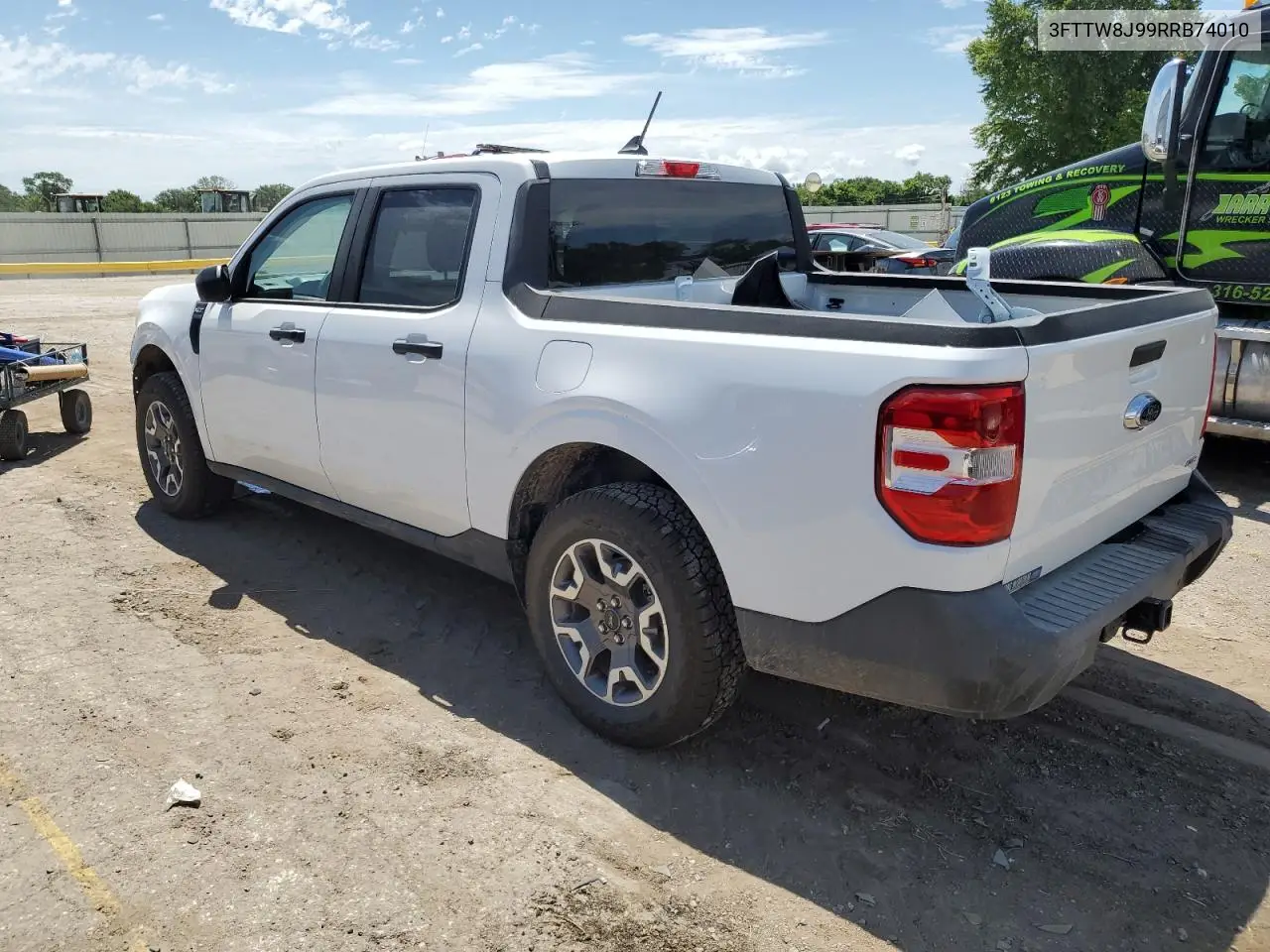 2024 Ford Maverick Xlt VIN: 3FTTW8J99RRB74010 Lot: 62679895