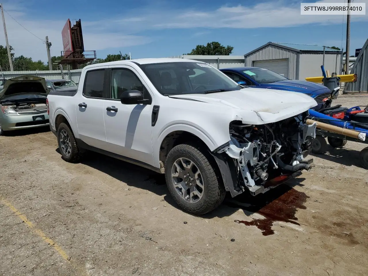 2024 Ford Maverick Xlt VIN: 3FTTW8J99RRB74010 Lot: 62679895