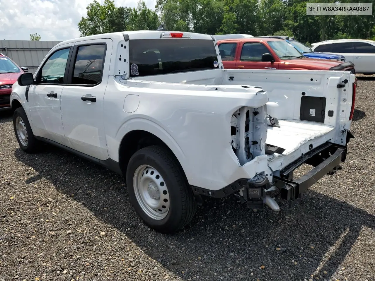 2024 Ford Maverick Xl VIN: 3FTTW8A34RRA40887 Lot: 63010135