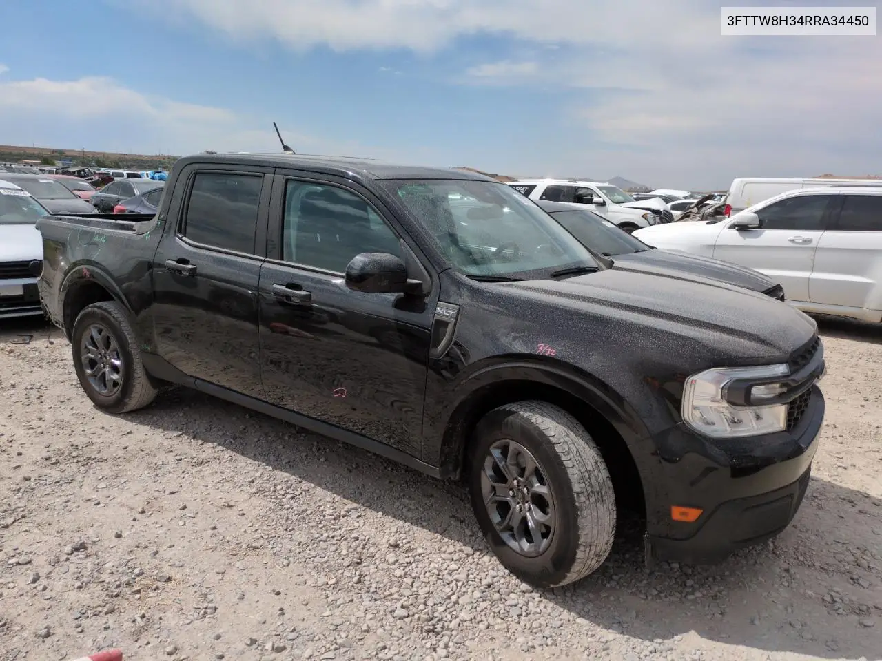 2024 Ford Maverick Xlt VIN: 3FTTW8H34RRA34450 Lot: 63073135