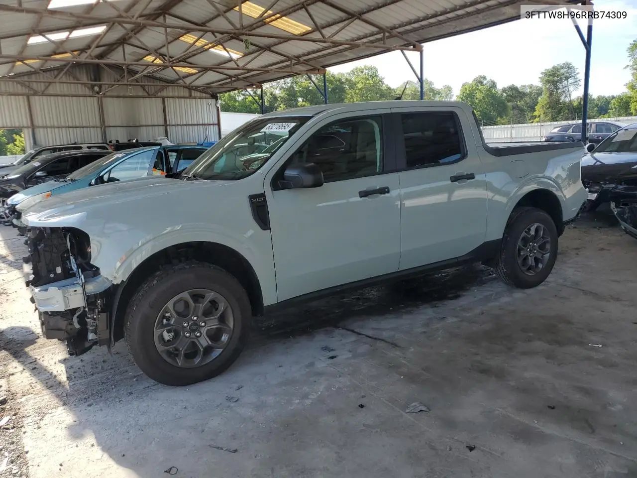 2024 Ford Maverick Xlt VIN: 3FTTW8H96RRB74309 Lot: 63218695