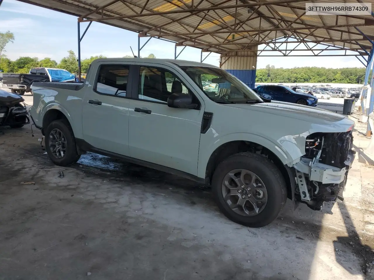 2024 Ford Maverick Xlt VIN: 3FTTW8H96RRB74309 Lot: 63218695