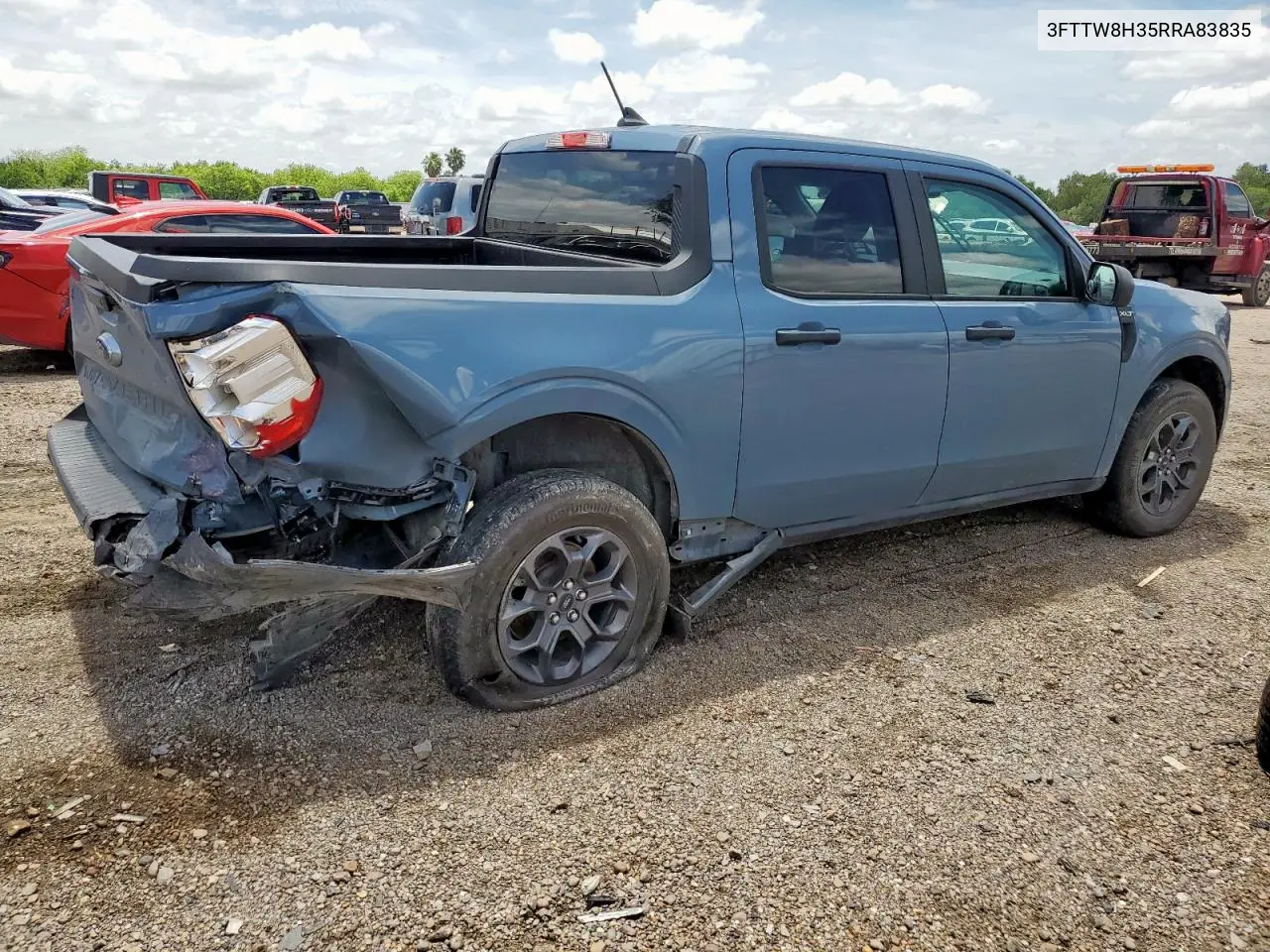2024 Ford Maverick Xlt VIN: 3FTTW8H35RRA83835 Lot: 63264955