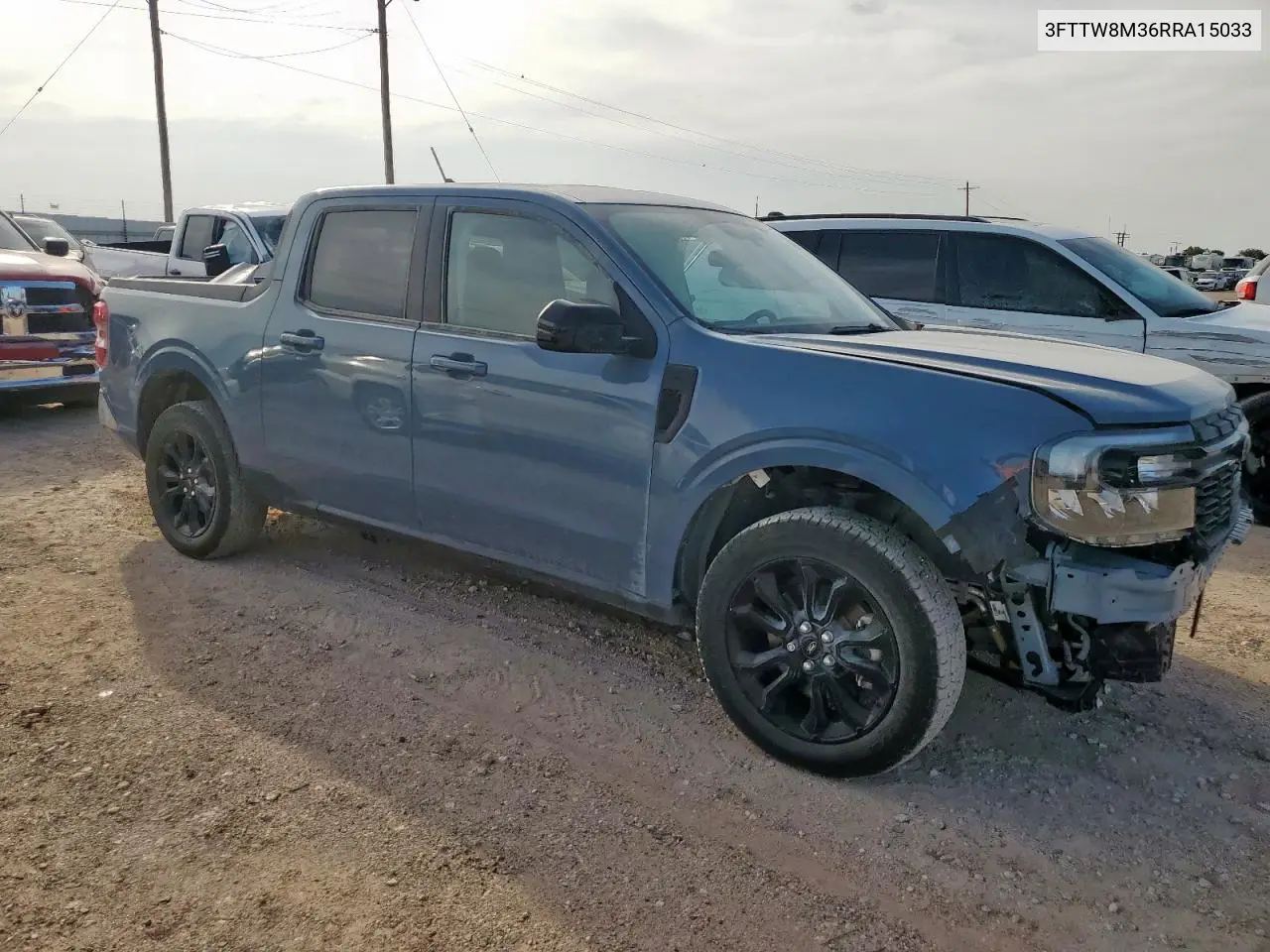 2024 Ford Maverick Lariat VIN: 3FTTW8M36RRA15033 Lot: 64521205