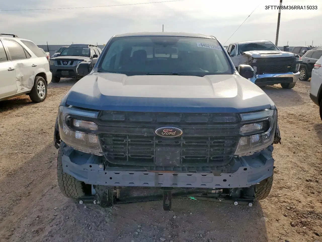 2024 Ford Maverick Lariat VIN: 3FTTW8M36RRA15033 Lot: 64521205