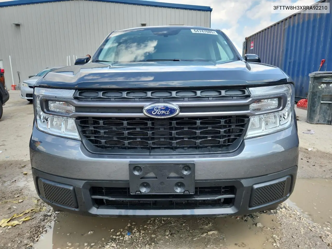 2024 Ford Maverick Xlt VIN: 3FTTW8H3XRRA92210 Lot: 64747085