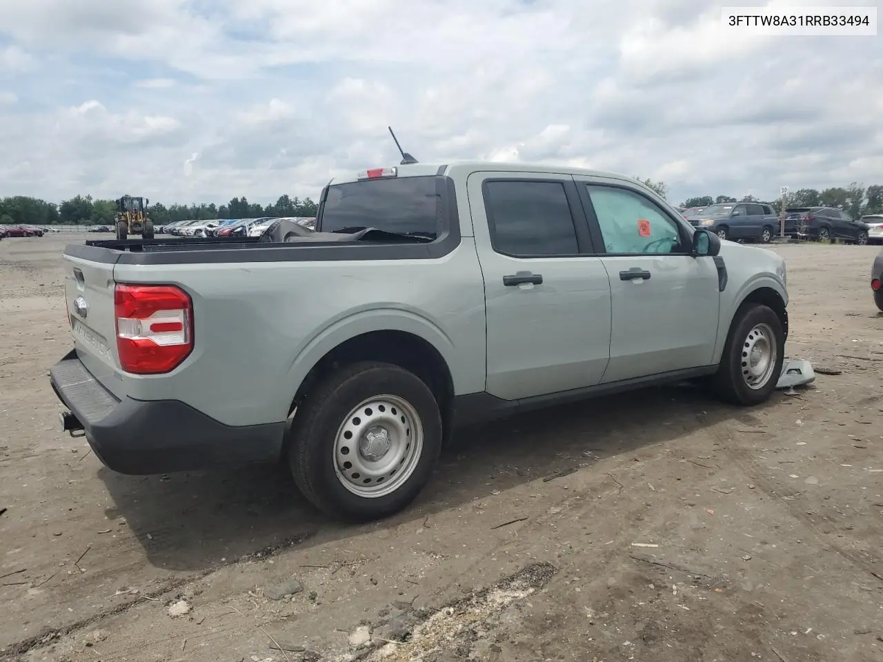 2024 Ford Maverick Xl VIN: 3FTTW8A31RRB33494 Lot: 65028285
