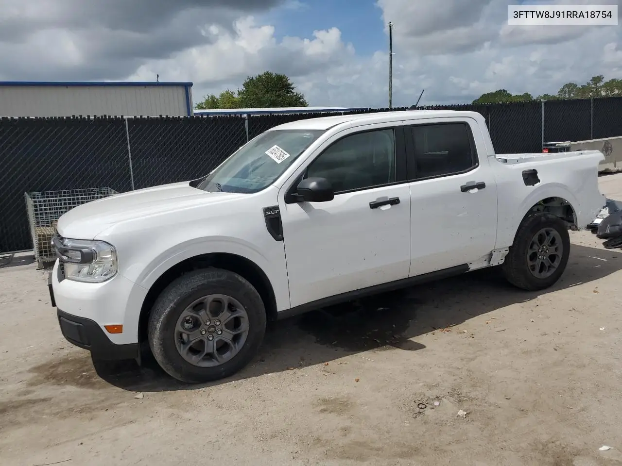 2024 Ford Maverick Xlt VIN: 3FTTW8J91RRA18754 Lot: 65247505