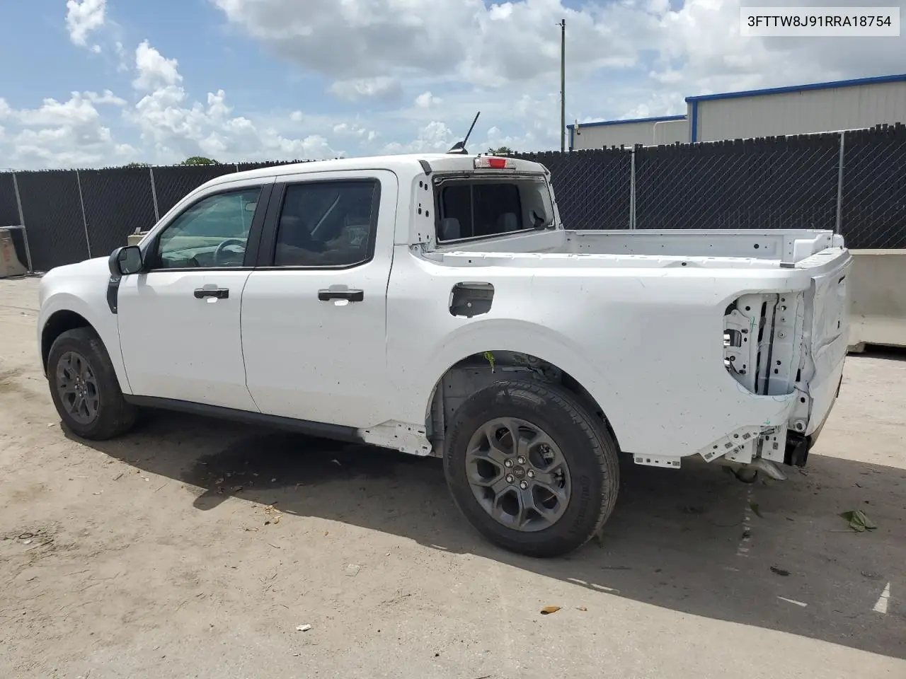 2024 Ford Maverick Xlt VIN: 3FTTW8J91RRA18754 Lot: 65247505