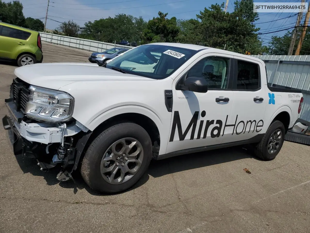 2024 Ford Maverick Xlt VIN: 3FTTW8H92RRA69475 Lot: 65433605