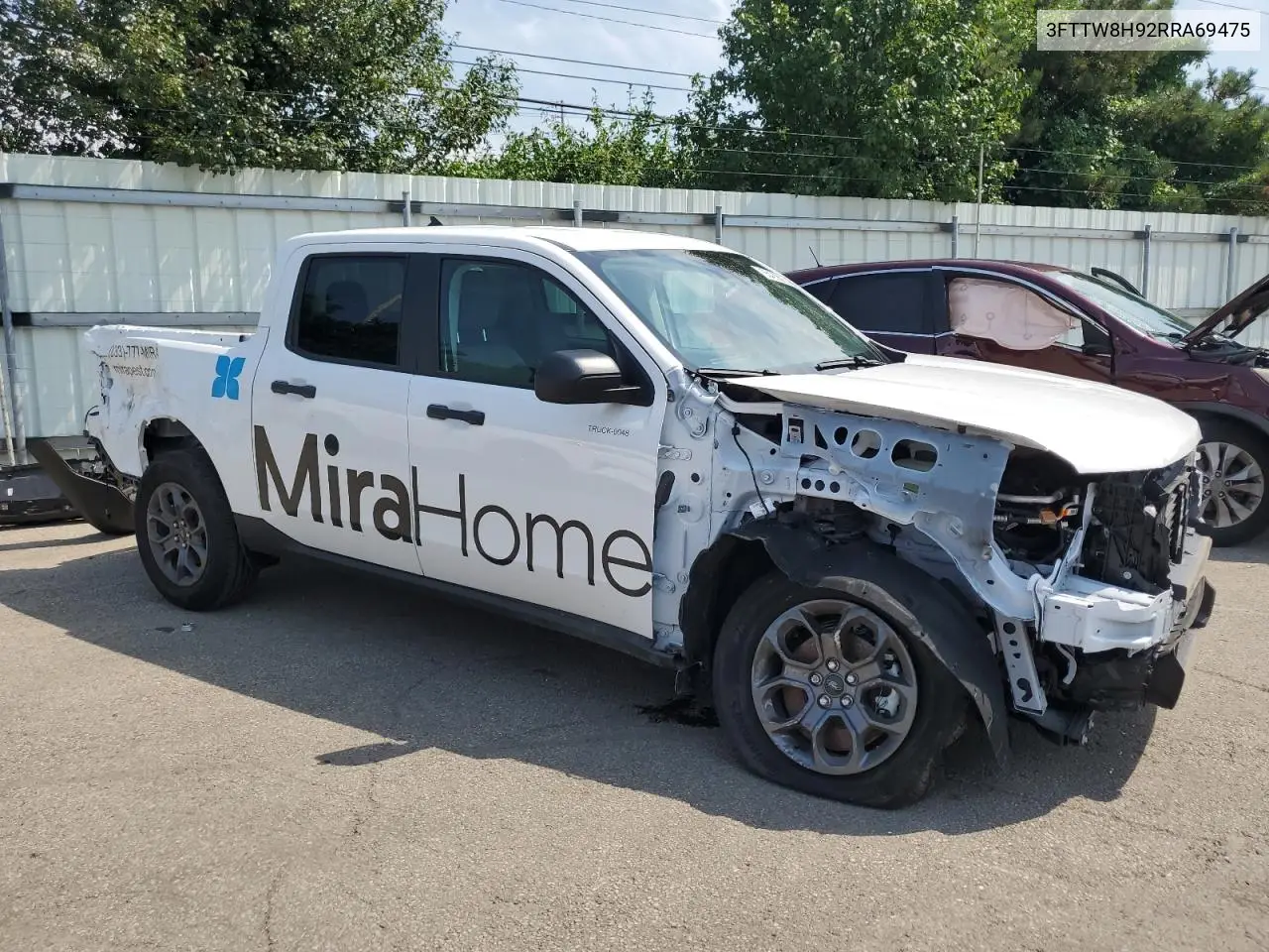 2024 Ford Maverick Xlt VIN: 3FTTW8H92RRA69475 Lot: 65433605