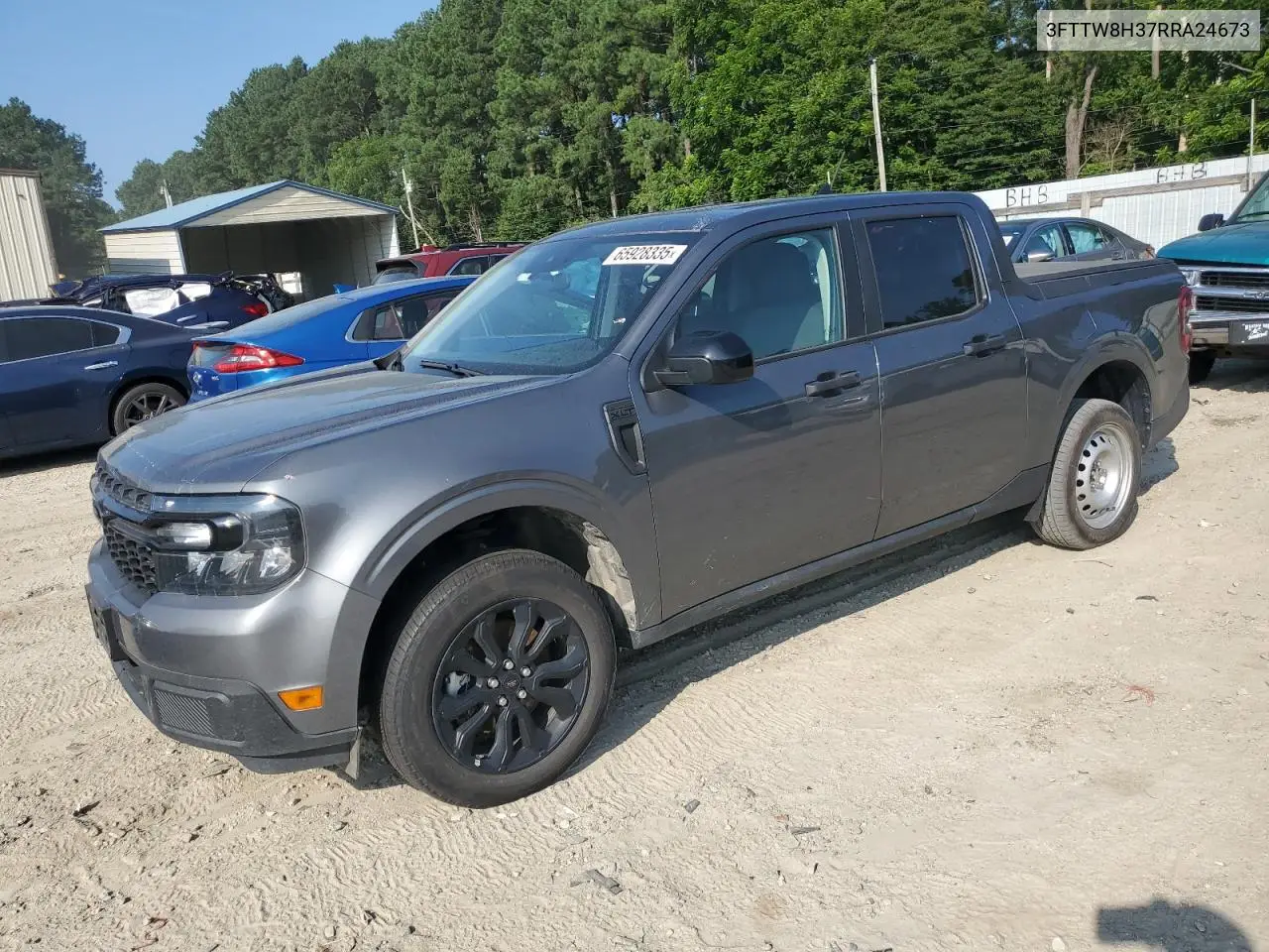 2024 Ford Maverick Xlt VIN: 3FTTW8H37RRA24673 Lot: 65928335