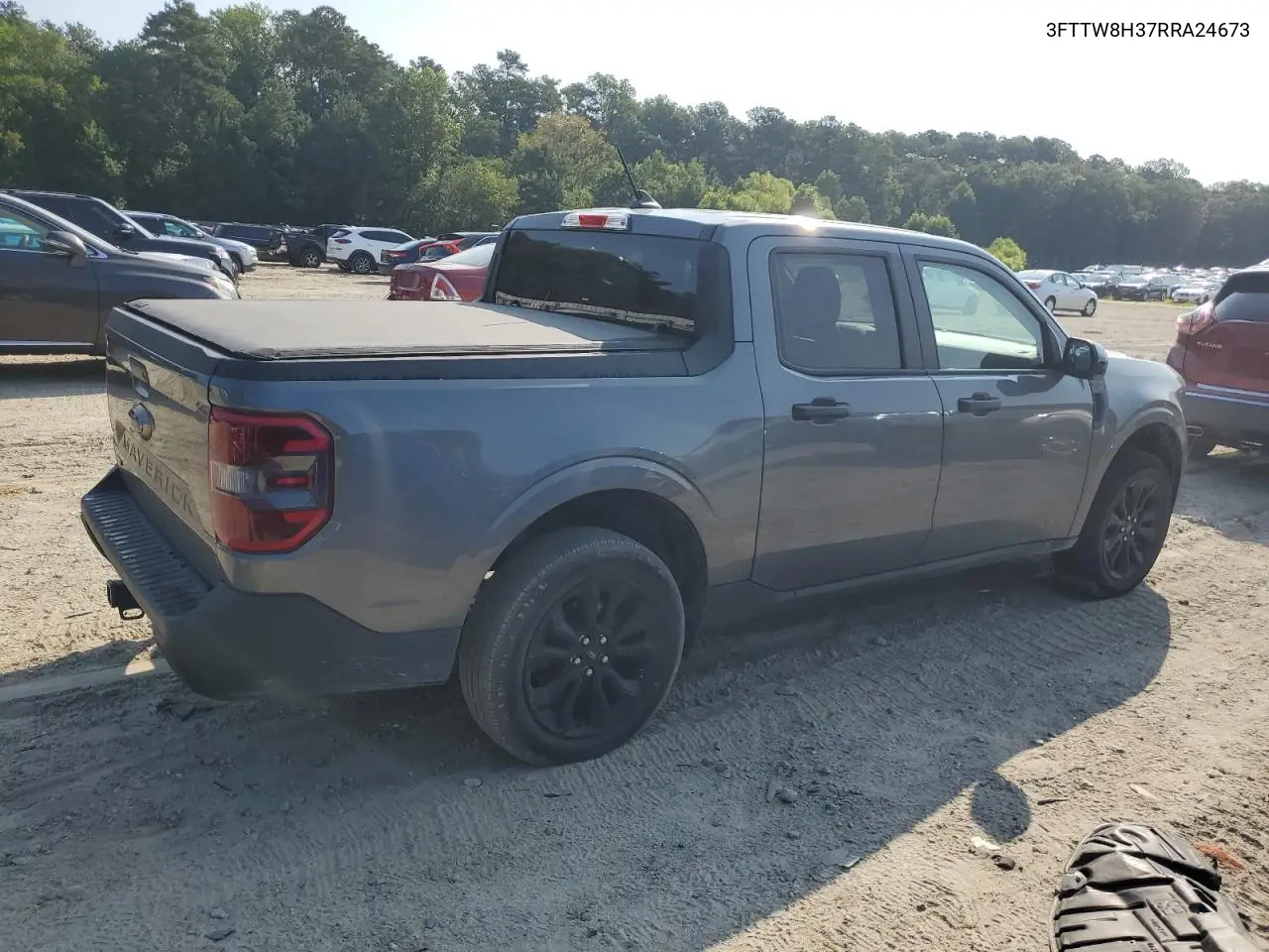 2024 Ford Maverick Xlt VIN: 3FTTW8H37RRA24673 Lot: 65928335