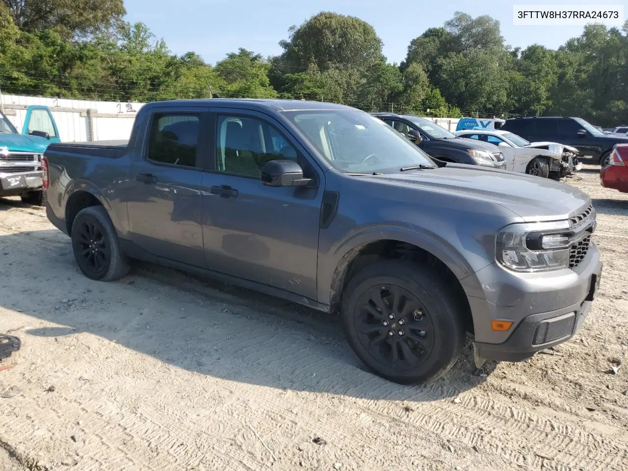 2024 Ford Maverick Xlt VIN: 3FTTW8H37RRA24673 Lot: 65928335