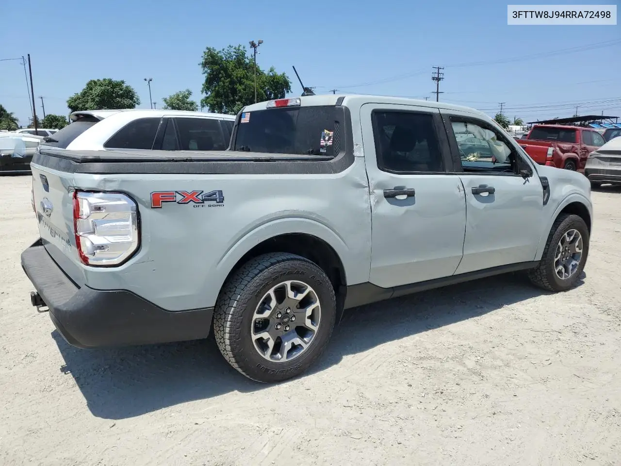 2024 Ford Maverick Xlt VIN: 3FTTW8J94RRA72498 Lot: 66003295