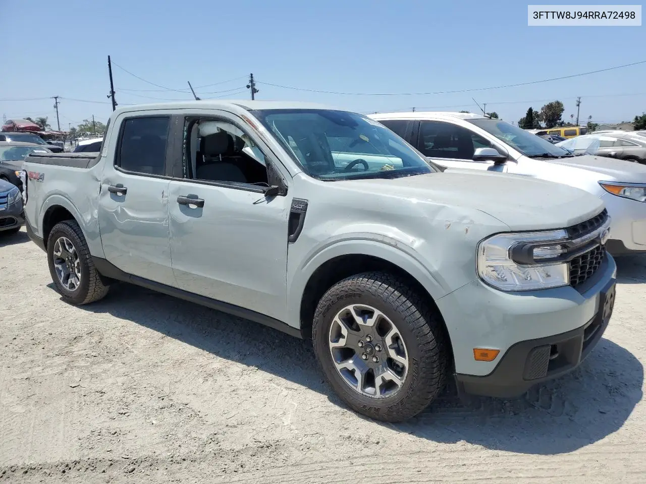 2024 Ford Maverick Xlt VIN: 3FTTW8J94RRA72498 Lot: 66003295