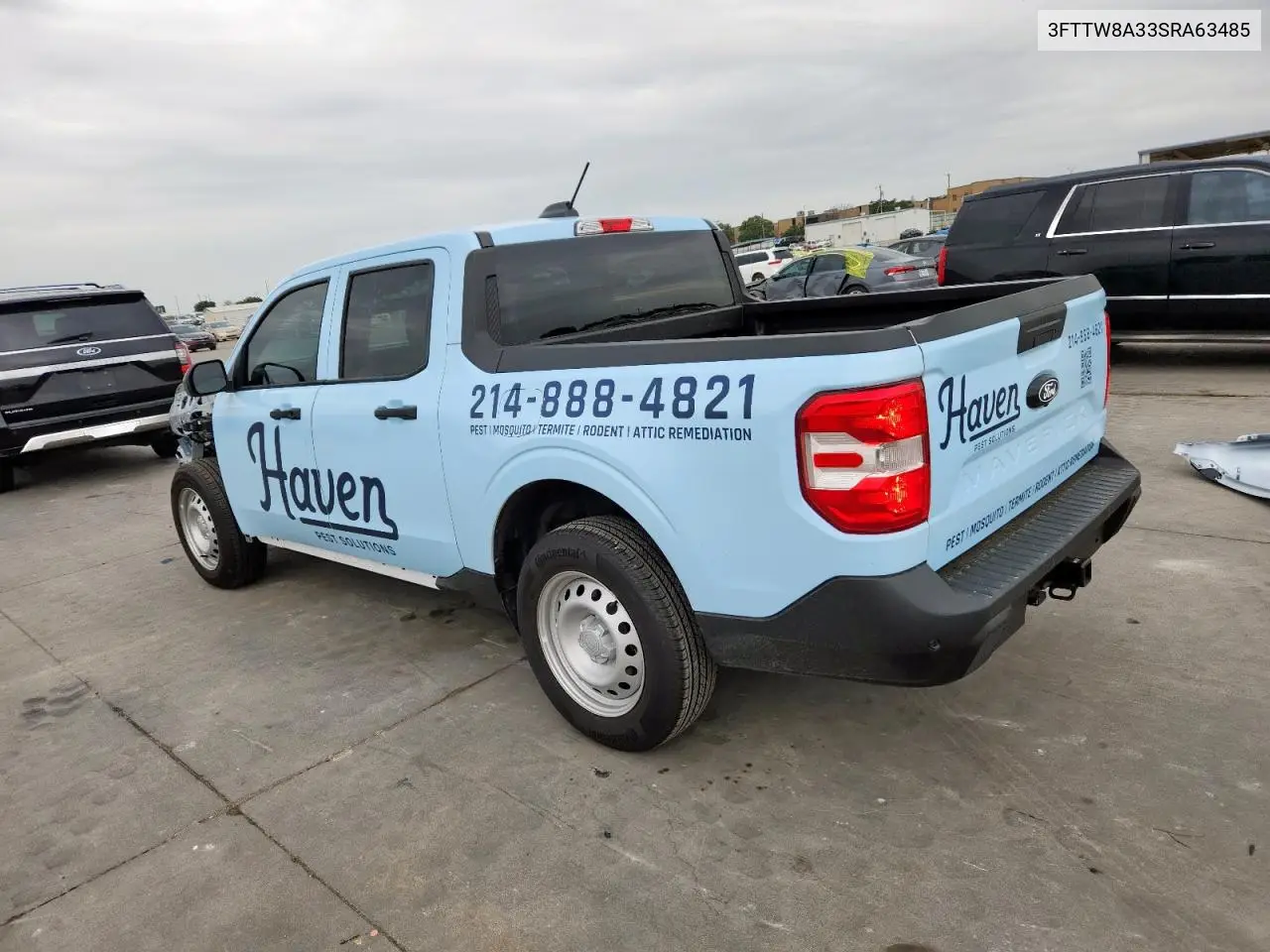 2025 Ford Maverick Xl VIN: 3FTTW8A33SRA63485 Lot: 63322375
