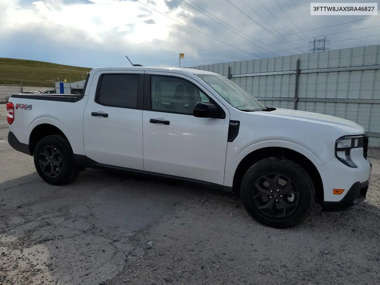 2025 Ford Maverick Xlt VIN: 3FTTW8JAXSRA46827 Lot: 63433395