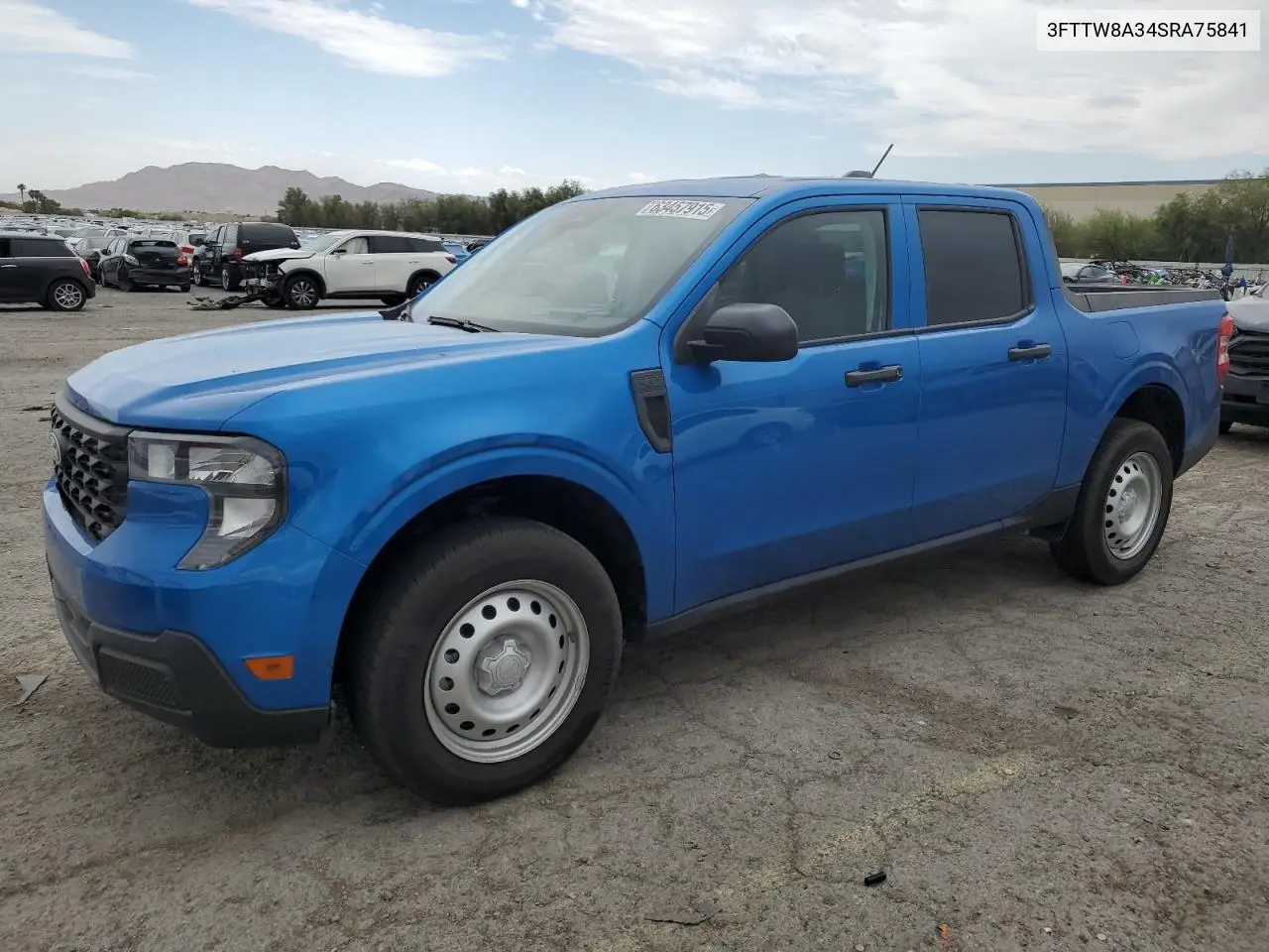 2025 Ford Maverick Xl VIN: 3FTTW8A34SRA75841 Lot: 63457915