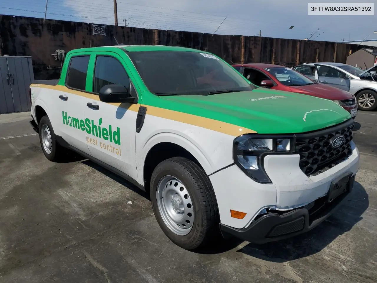 2025 Ford Maverick Xl VIN: 3FTTW8A32SRA51392 Lot: 64743195