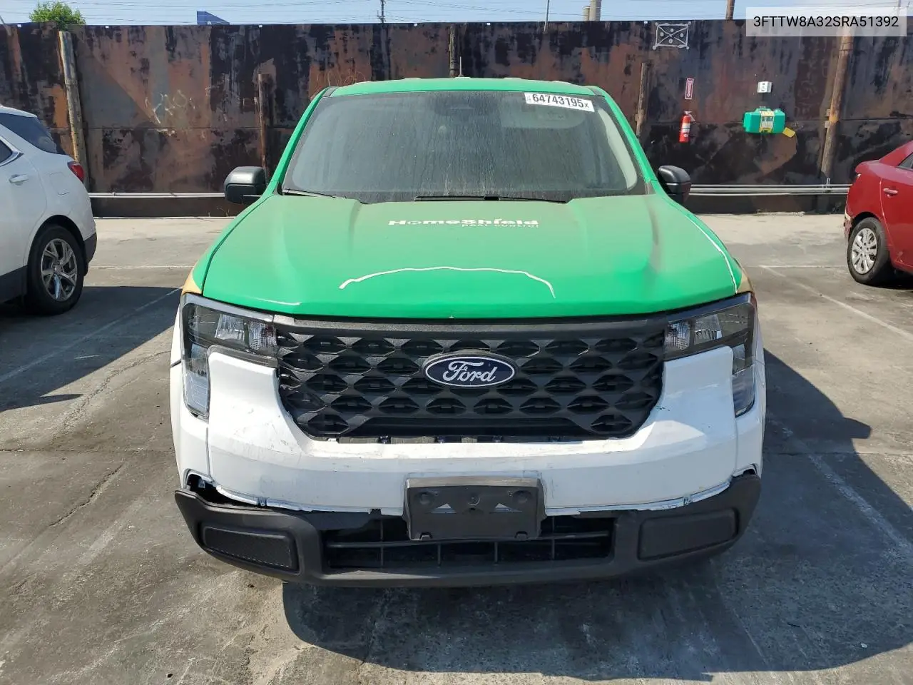 2025 Ford Maverick Xl VIN: 3FTTW8A32SRA51392 Lot: 64743195