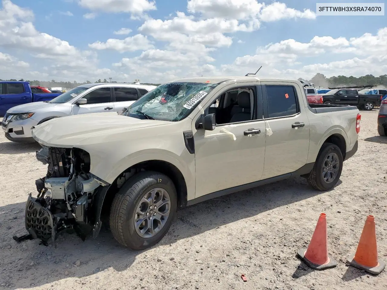 2025 Ford Maverick Xlt VIN: 3FTTW8H3XSRA74070 Lot: 65313935