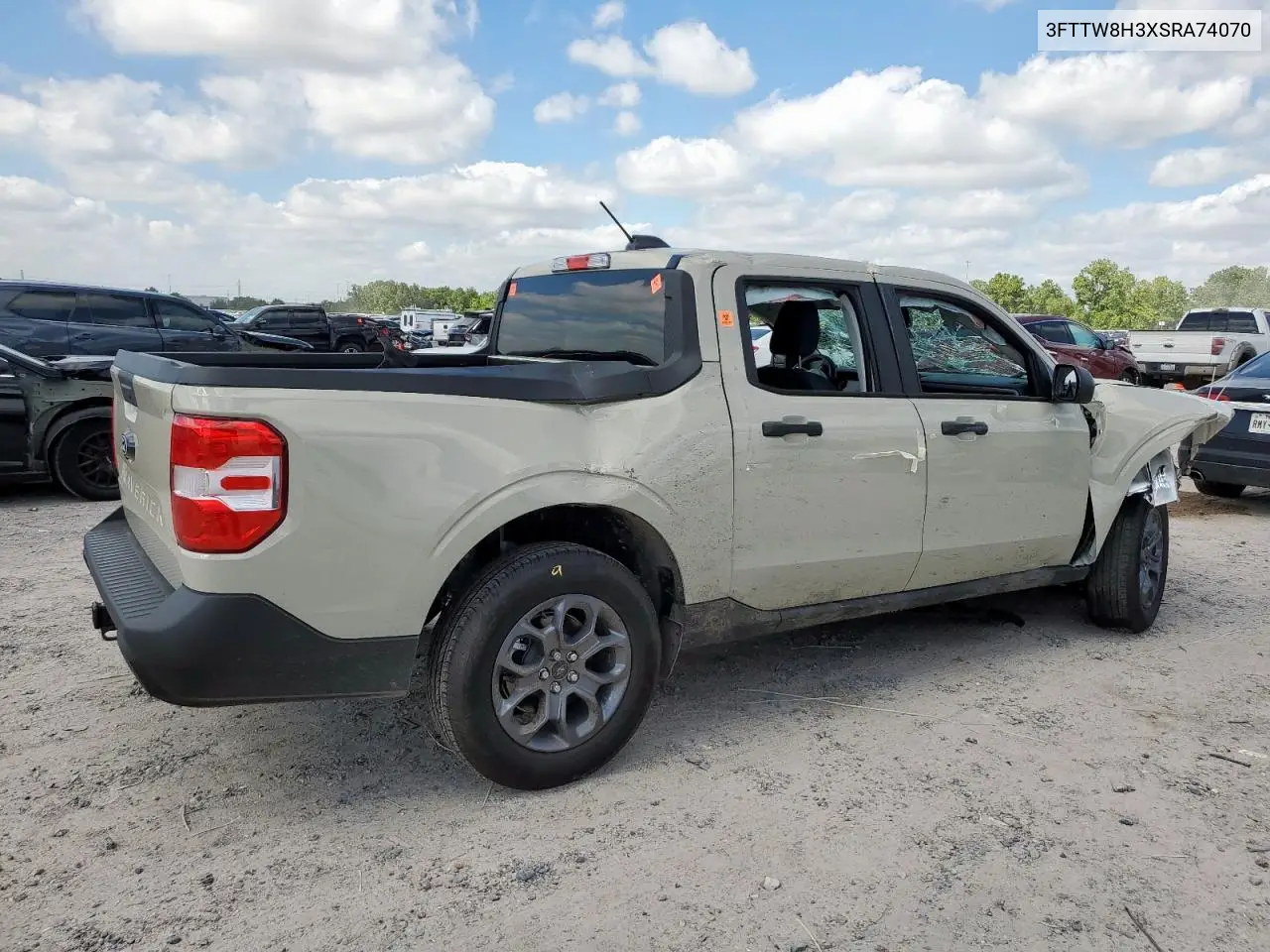 2025 Ford Maverick Xlt VIN: 3FTTW8H3XSRA74070 Lot: 65313935