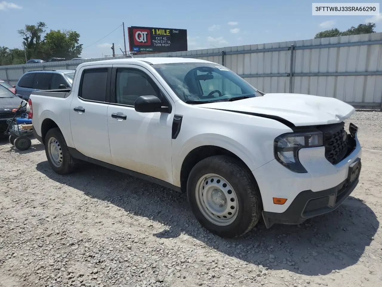 2025 Ford Maverick Xlt VIN: 3FTTW8J33SRA66290 Lot: 65435935