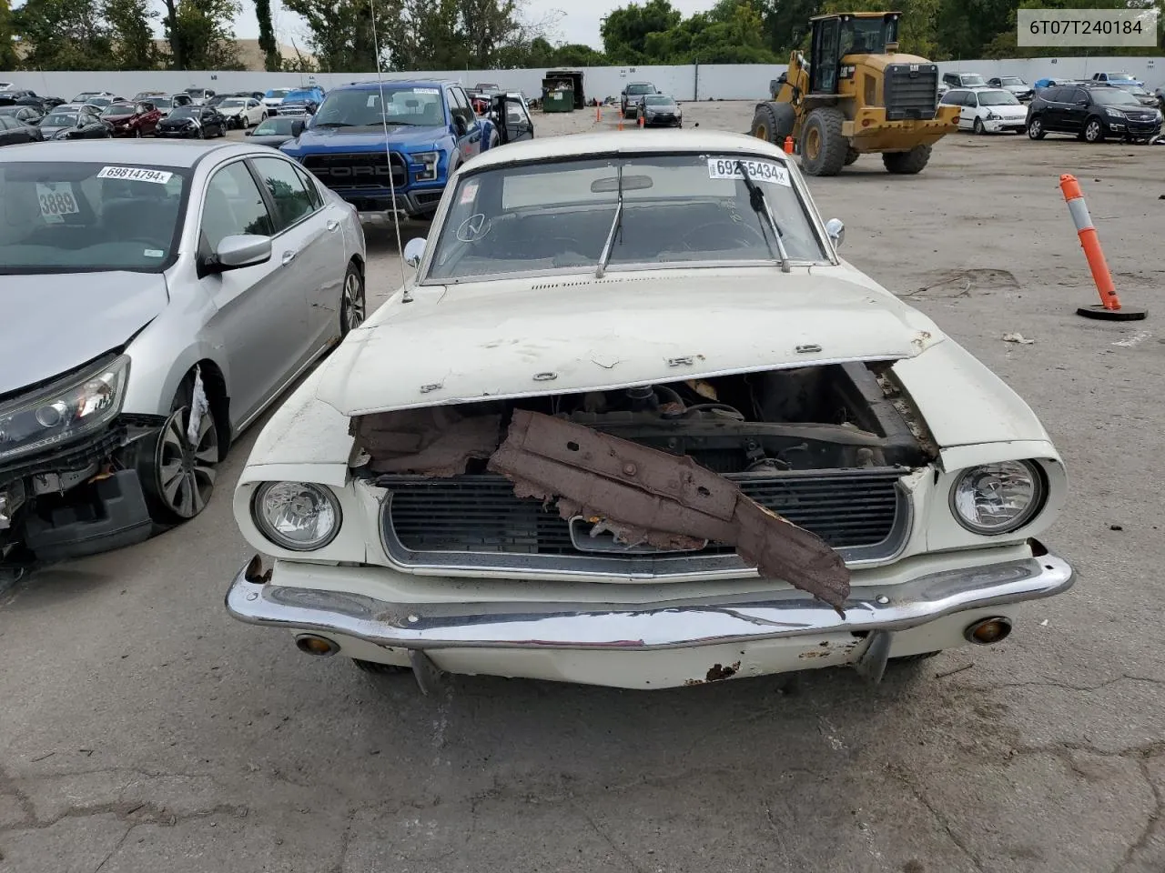 1966 Ford Mustang VIN: 6T07T240184 Lot: 69255434