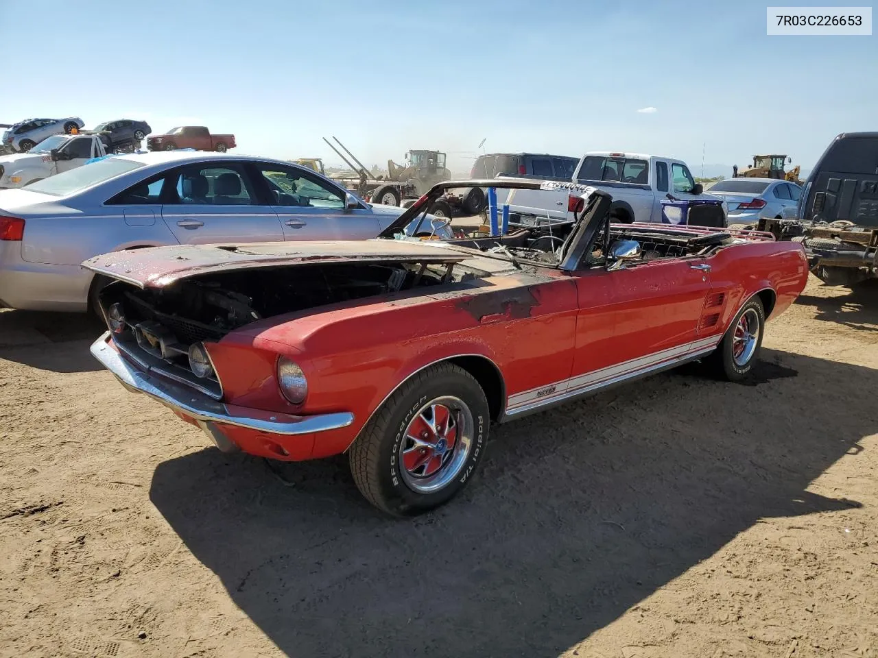 1967 Ford Mustang VIN: 7R03C226653 Lot: 74903644