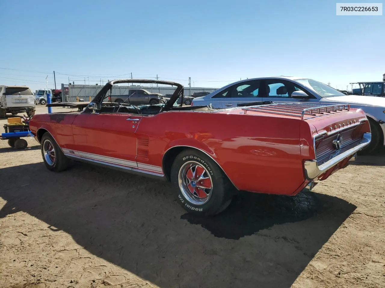 1967 Ford Mustang VIN: 7R03C226653 Lot: 74903644