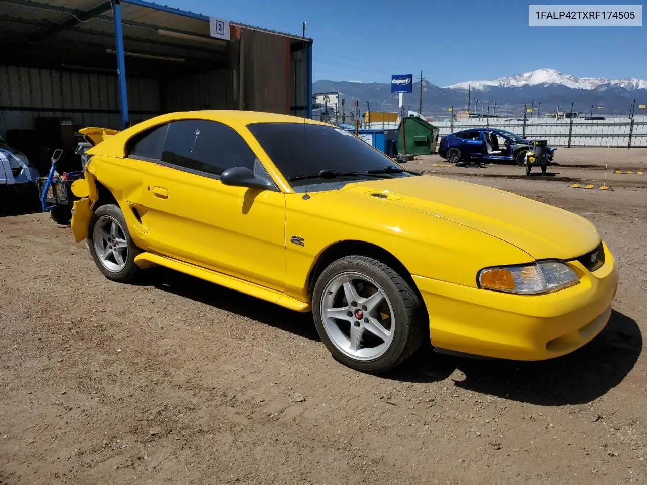 1994 Ford Mustang Gt VIN: 1FALP42TXRF174505 Lot: 56387495