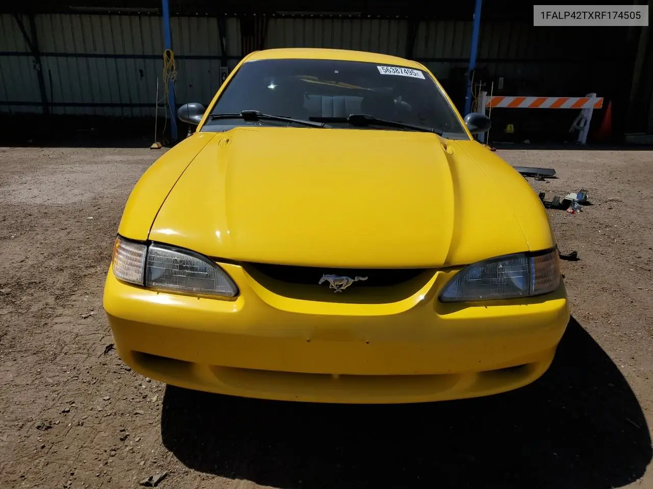 1994 Ford Mustang Gt VIN: 1FALP42TXRF174505 Lot: 56387495