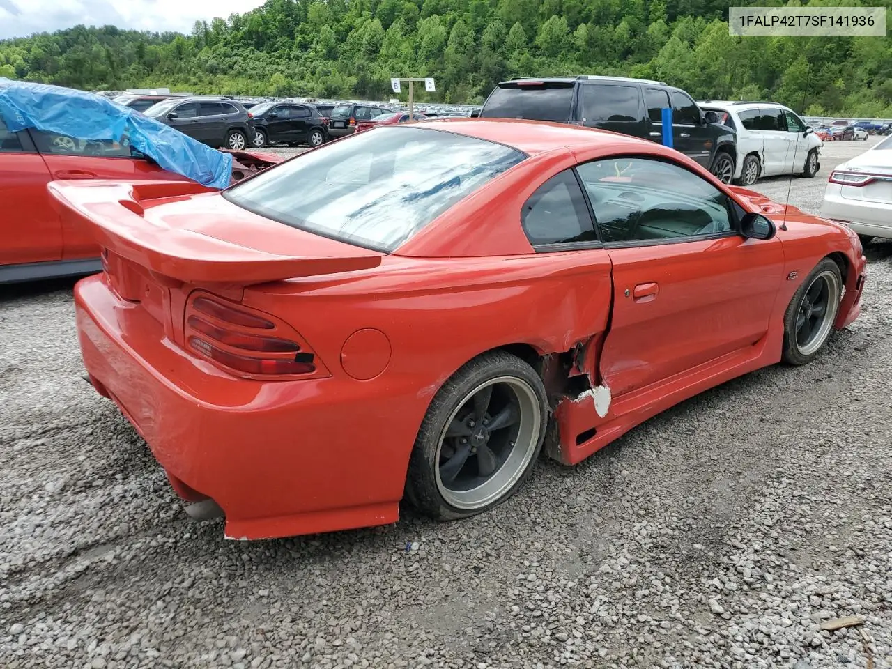 1995 Ford Mustang Gt VIN: 1FALP42T7SF141936 Lot: 56161595