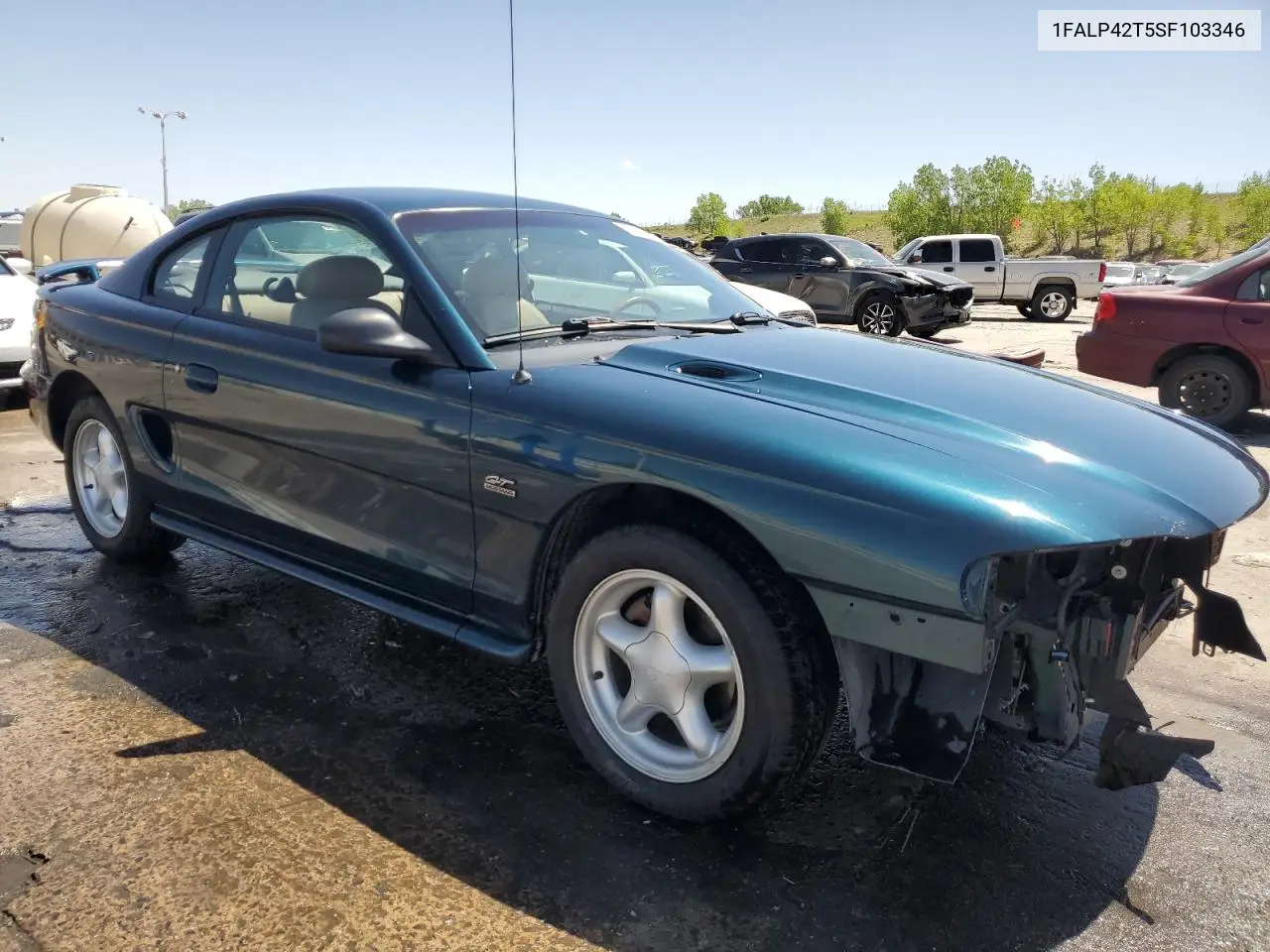 1995 Ford Mustang Gt VIN: 1FALP42T5SF103346 Lot: 56422635