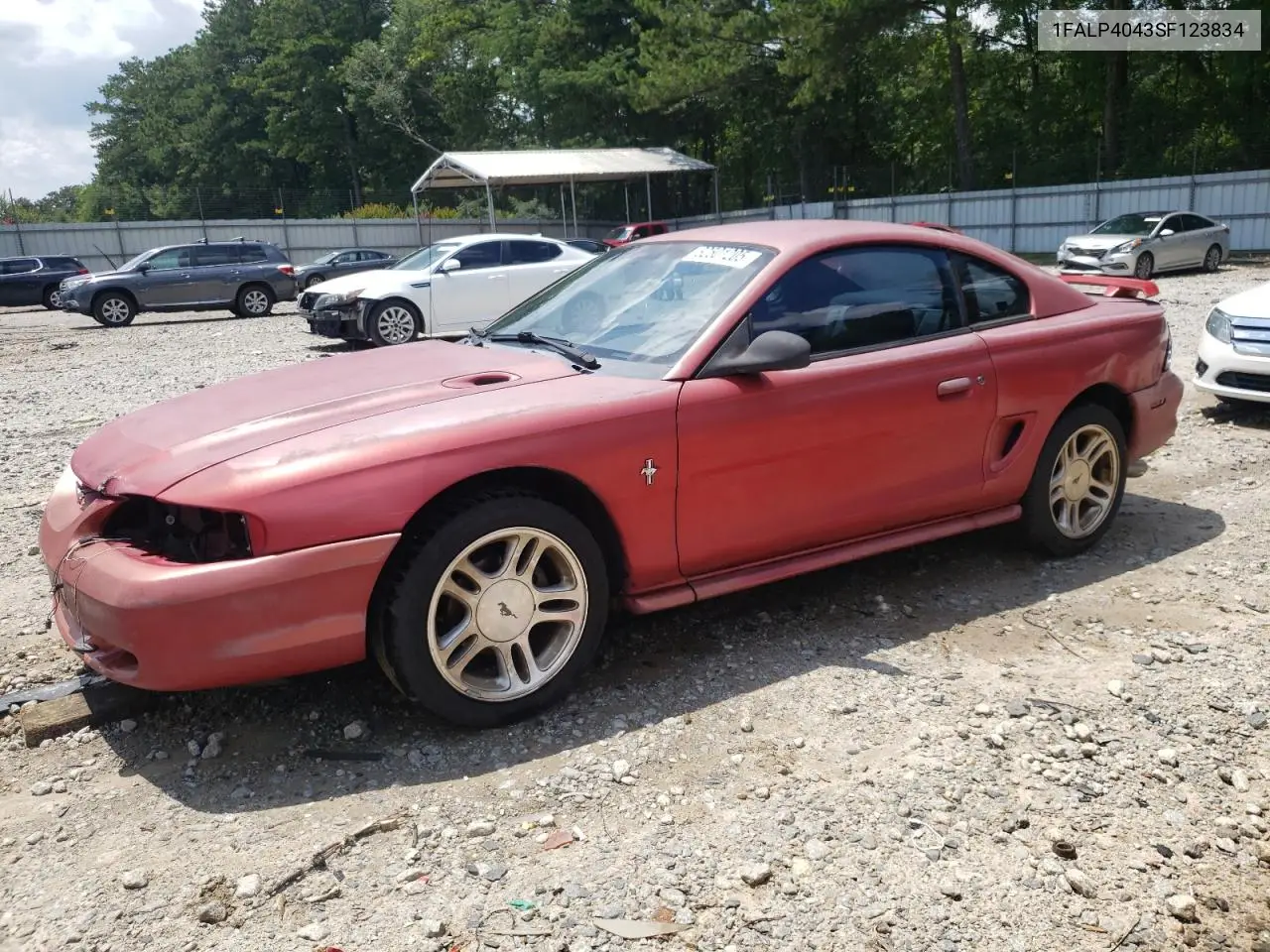 1995 Ford Mustang VIN: 1FALP4043SF123834 Lot: 62501205