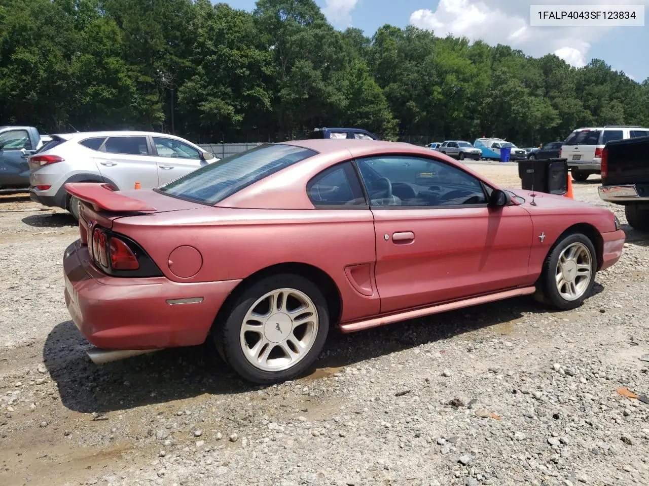 1995 Ford Mustang VIN: 1FALP4043SF123834 Lot: 62501205
