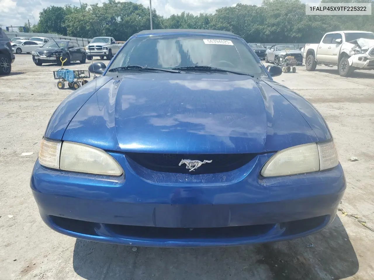 1996 Ford Mustang Gt VIN: 1FALP45X9TF225322 Lot: 56394625